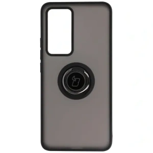 Hurtownia GSM - Etui s úchytem na prst Bizon Case Hybrid Ring pro Xiaomi 12T / 12T Pro kouřové s černým rámečkem - BIZ1946 - {ean13} - Hurt
