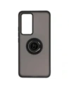 Hurtownia GSM - Etui s úchytem na prst Bizon Case Hybrid Ring pro Xiaomi 12T / 12T Pro kouřové s černým rámečkem - BIZ1946 - {ean13} - Hurt