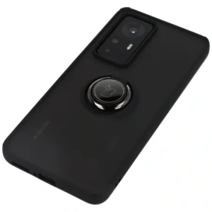 Hurtownia GSM - Etui s úchytem na prst Bizon Case Hybrid Ring pro Xiaomi 12T / 12T Pro kouřové s černým rámečkem - BIZ1946 - {ean13} - Hurt