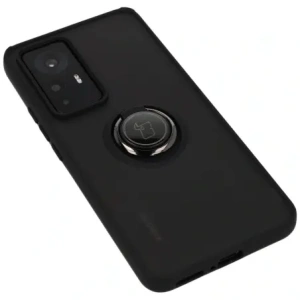 Hurtownia GSM - Etui s úchytem na prst Bizon Case Hybrid Ring pro Xiaomi 12T / 12T Pro kouřové s černým rámečkem - BIZ1946 - {ean13} - Hurt