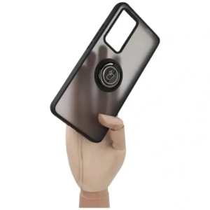 Hurtownia GSM - Etui s úchytem na prst Bizon Case Hybrid Ring pro Xiaomi 12T / 12T Pro kouřové s černým rámečkem - BIZ1946 - {ean13} - Hurt