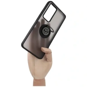 Hurtownia GSM - Etui s úchytem na prst Bizon Case Hybrid Ring pro Xiaomi 12T / 12T Pro kouřové s černým rámečkem - BIZ1946 - {ean13} - Hurt