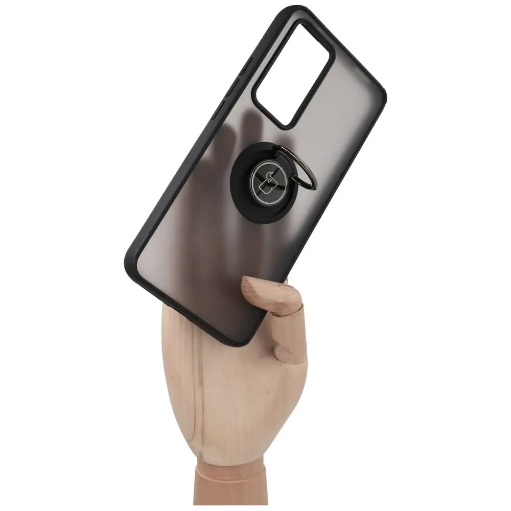 Hurtownia GSM - Bizon Case Hybrid Ring Xiaomi 12T / 12T Pro füstös fekete kerettel - BIZ1946 - {ean13} - Hurt