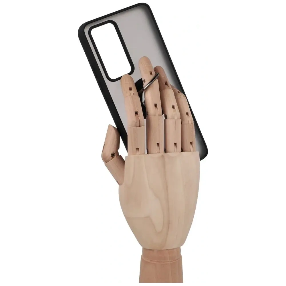 Hurtownia GSM - Bizon Case Hybrid Ring Xiaomi 12T / 12T Pro fumuriu cu un cadru negru - BIZ1946 - {ean13} - Hurt