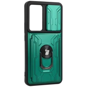 Hurtownia GSM - Etui Bizon Case Camshield Card Slot Ring do Xiaomi 12T zelené - BIZ1947 - {ean13} - Hurt
