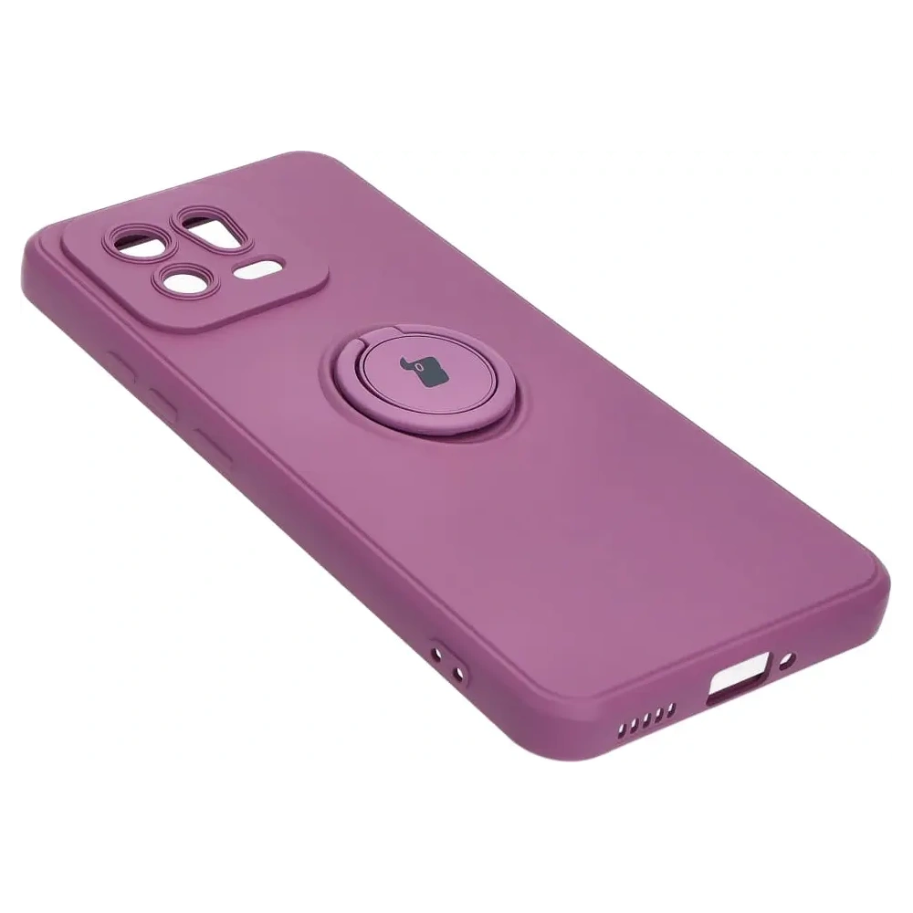 Hurtownia GSM - Etui Bizon Case Silicone Ring Sq do Xiaomi 13 tmavě fialové - BIZ1949 - {ean13} - Hurt