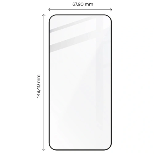 2x Szkło na ekran + szkło na aparat BIZON Edge 2 do Xiaomi 13