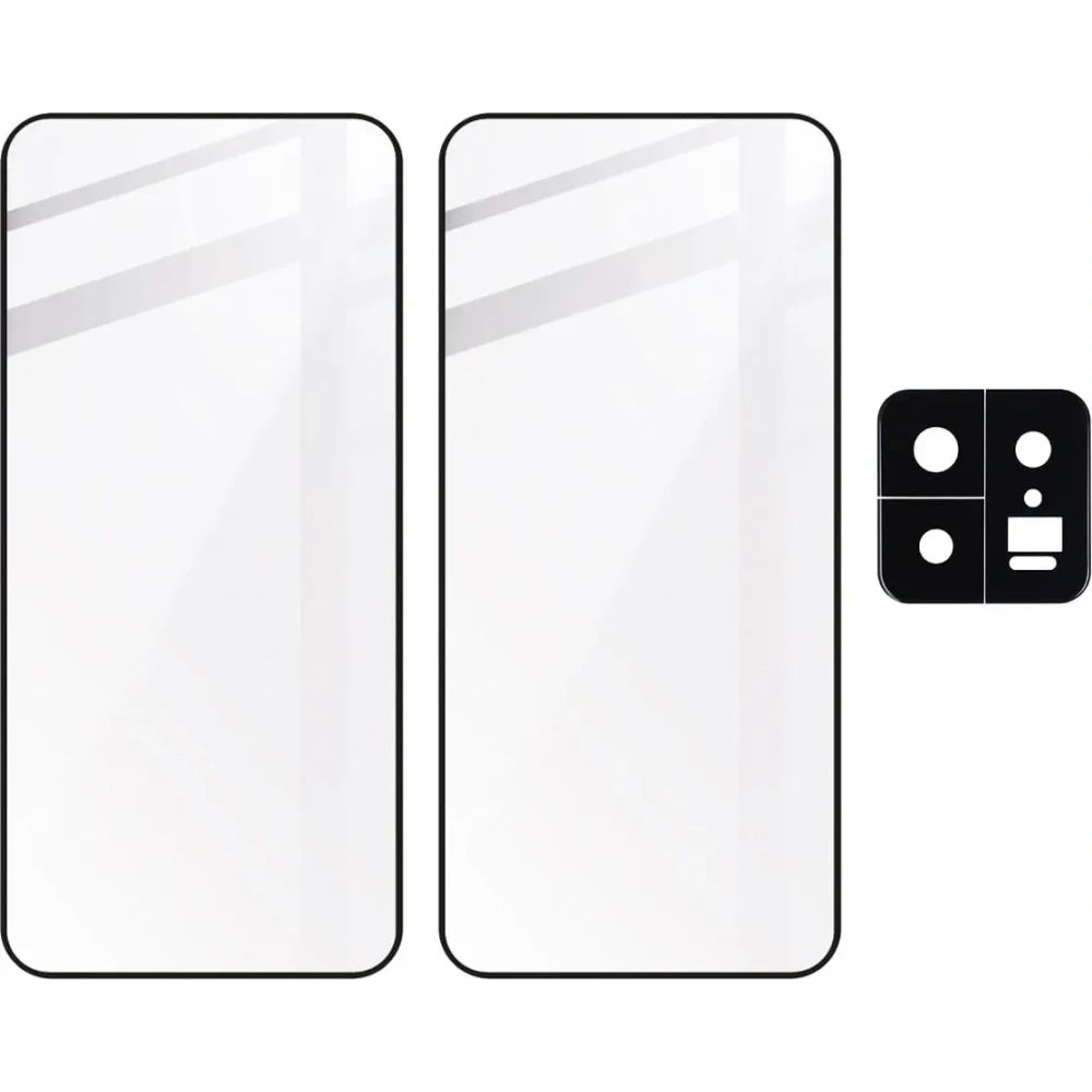 Hurtownia GSM - BIZON Edge 2 2x sticlă pentru ecran + sticlă pentru cameră Xiaomi 13 - BIZ1950 - {ean13} - Hurt