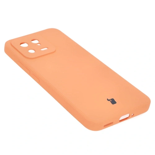 Etui Bizon Case Silicone Sq do Xiaomi 13 pomarańczowe
