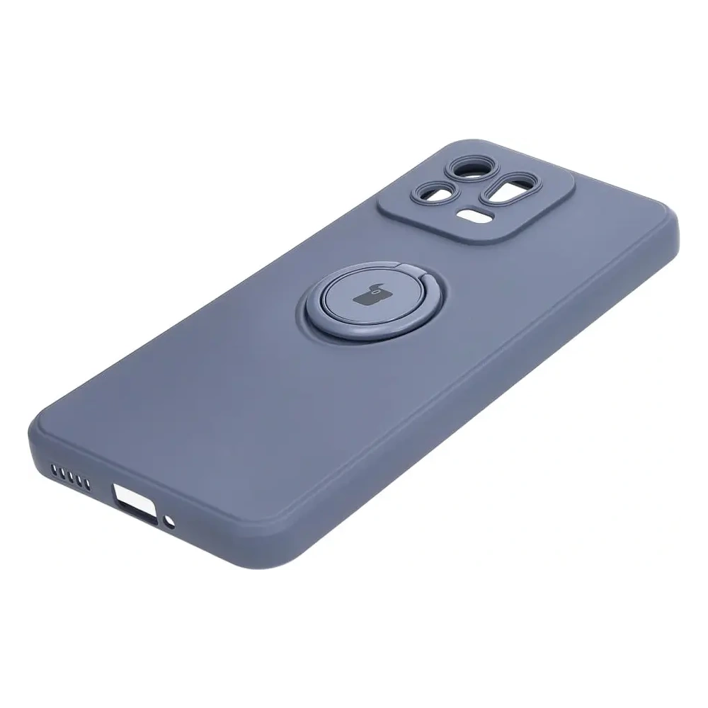 Hurtownia GSM - Etui Bizon Case Silicone Ring Sq do Xiaomi 13 šedé - BIZ1958 - {ean13} - Hurt