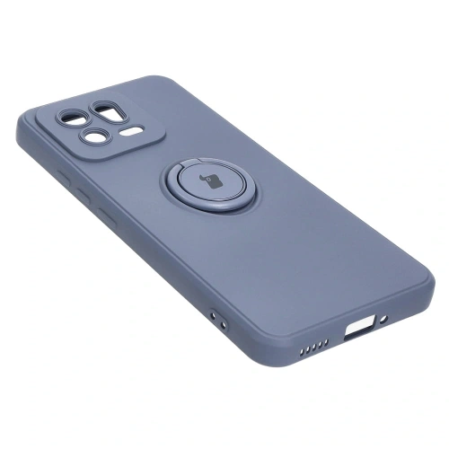 Etui Bizon Case Silicone Ring Sq do Xiaomi 13 szare
