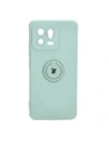 Etui Bizon Case Silicone Ring Sq do Xiaomi 13 tyrkysové