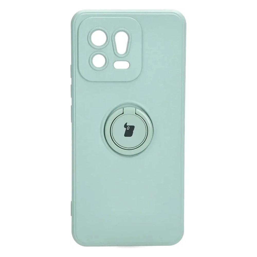 Hurtownia GSM - Etui Bizon Case Silicone Ring Sq do Xiaomi 13 tyrkysové - BIZ1959 - {ean13} - Hurt