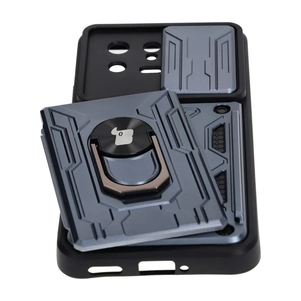 Hurtownia GSM - Bizon Case Camshield Kartensteckplatz Ring Xiaomi 13 grau - BIZ1962 - {ean13} - Hurt
