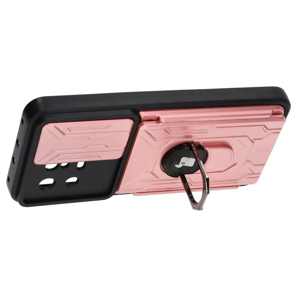 Hurtownia GSM - Etui Bizon Case Camshield Card Slot Ring do Xiaomi 13 jasnoróżowe - BIZ1963 - {ean13} - Hurt