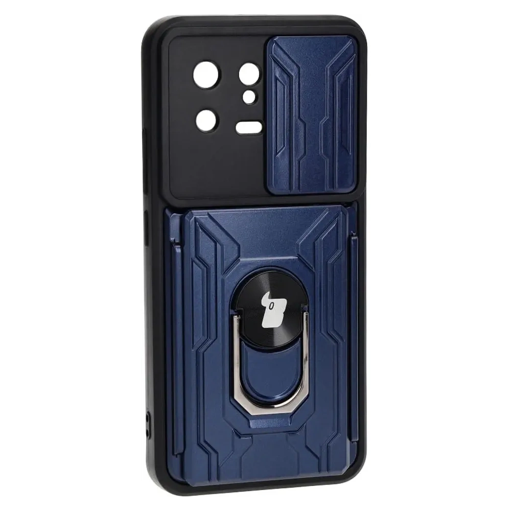 Hurtownia GSM - Bizon Case Camshield Kartensteckplatz Ring Xiaomi 13 marineblau - BIZ1964 - {ean13} - Hurt