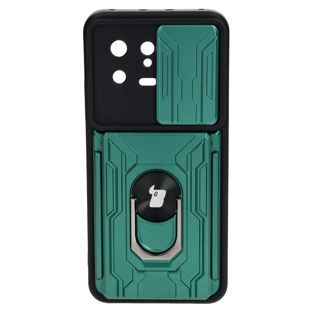 Hurtownia GSM - Bizon Case Camshield Kártyahely Gyűrű Xiaomi 13 zöld - BIZ1966 - {ean13} - Hurt
