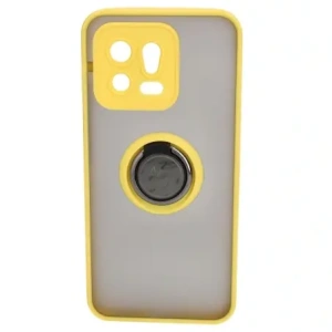 Hurtownia GSM - Bizon Case Hybrid Ring Xiaomi 13 rauchig mit einem gelben Rahmen - BIZ1968 - {ean13} - Hurt