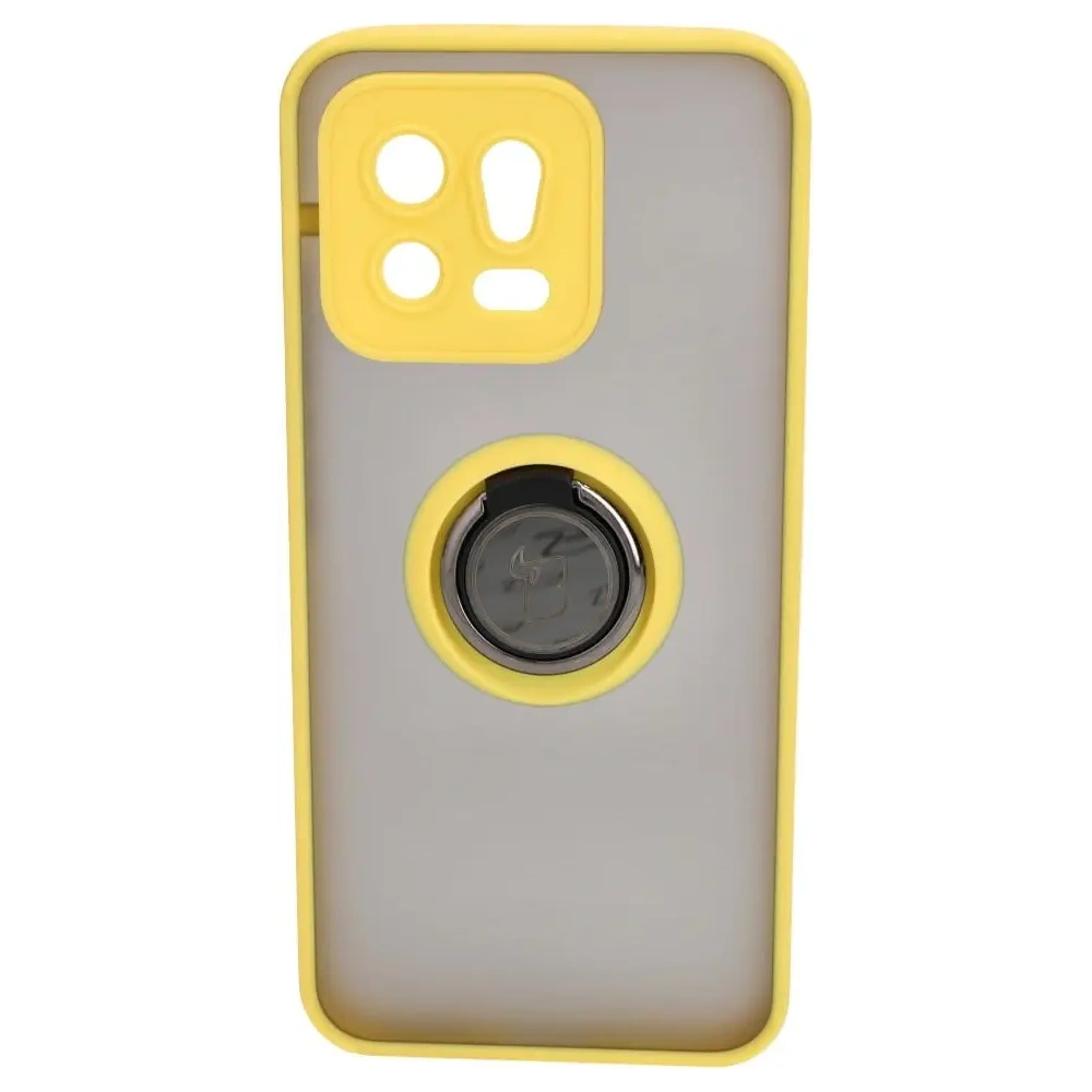 Hurtownia GSM - Bizon Case Hybrid Gyűrű Xiaomi 13 füstös sárga kerettel - BIZ1968 - {ean13} - Hurt