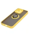 Hurtownia GSM - Etui z uchwytem na palec Bizon Case Hybrid Ring do Xiaomi 13 przydymione z żółtą ramką - BIZ1968 - {ean13} - Hurt