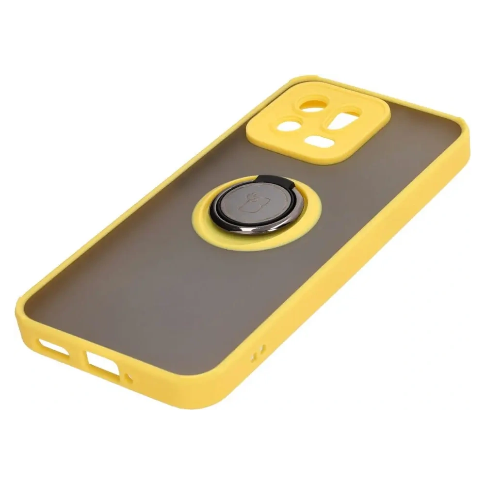 Hurtownia GSM - Bizon Case Hybrid Gyűrű Xiaomi 13 füstös sárga kerettel - BIZ1968 - {ean13} - Hurt