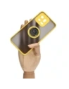 Hurtownia GSM - Etui s držákem na prst Bizon Case Hybrid Ring pro Xiaomi 13 kouřové s žlutým rámem - BIZ1968 - {ean13} - Hurt