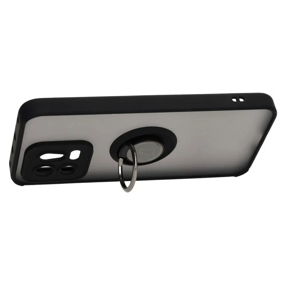 Hurtownia GSM - Etui s úchopem na prst Bizon Case Hybrid Ring pro Xiaomi 13 kouřové s černým rámečkem - BIZ1969 - {ean13} - Hurt