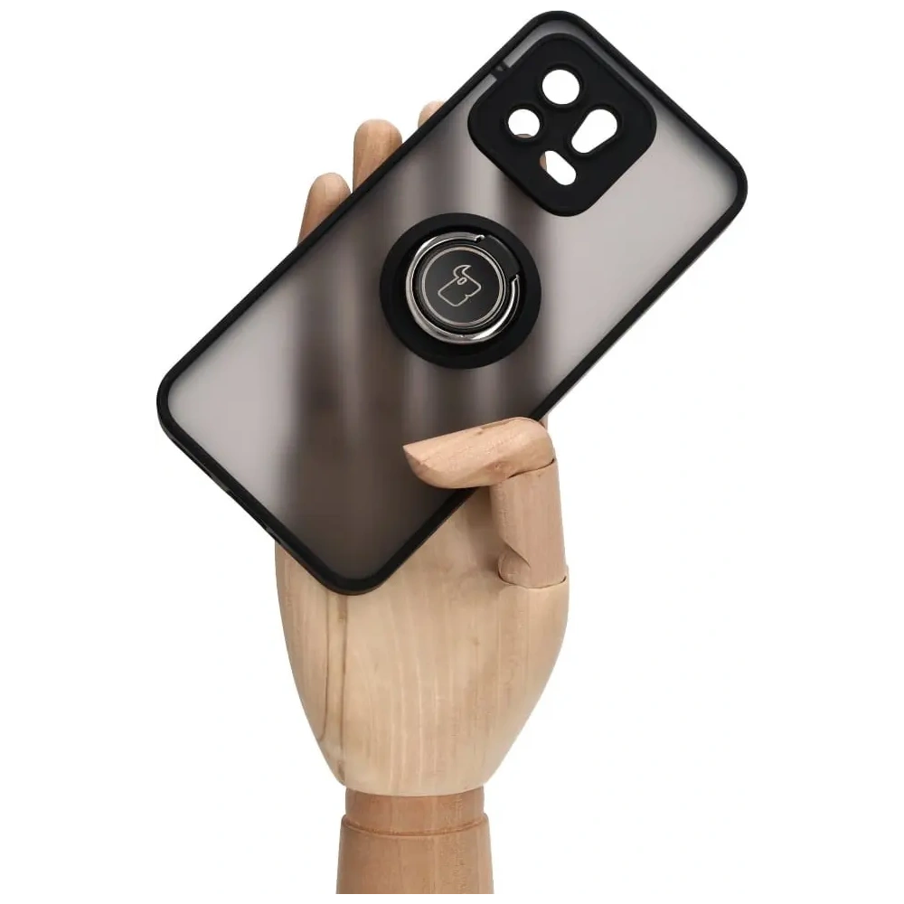 Wholesale Bizon Case Hybrid Ring Xiaomi 13 smoky with a black frame - BIZ1969 - {ean13} - Hurt