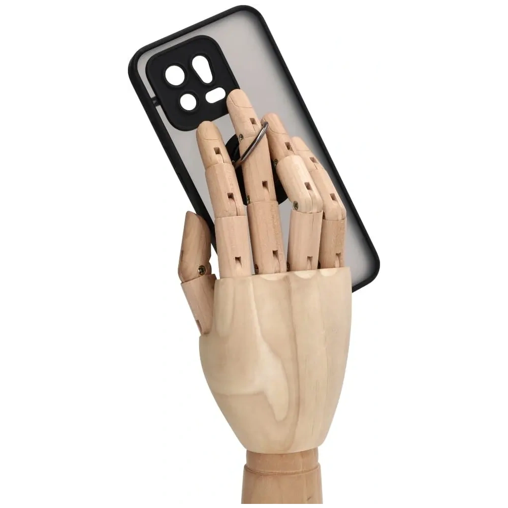 Hurtownia GSM - Etui s úchopem na prst Bizon Case Hybrid Ring pro Xiaomi 13 kouřové s černým rámečkem - BIZ1969 - {ean13} - Hurt