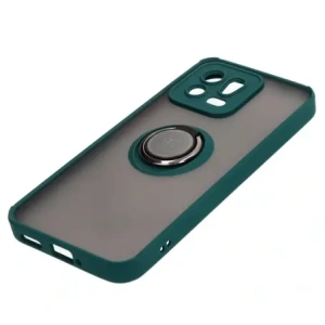 Hurtownia GSM - Bizon Case Hybrid Ring Xiaomi 13 rauchig mit einem dunkelgrünen Rahmen - BIZ1970 - {ean13} - Hurt