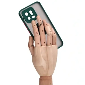 Hurtownia GSM - Bizon Case Hybrid Ring Xiaomi 13 rauchig mit einem dunkelgrünen Rahmen - BIZ1970 - {ean13} - Hurt