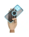 Wholesale Bizon Case Hybrid Ring Xiaomi 13 smoky with a light blue frame - BIZ1971 - {ean13} - Hurt