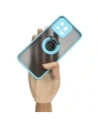 Wholesale Bizon Case Hybrid Ring Xiaomi 13 smoky with a light blue frame - BIZ1971 - {ean13} - Hurt
