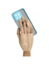 Wholesale Bizon Case Hybrid Ring Xiaomi 13 smoky with a light blue frame - BIZ1971 - {ean13} - Hurt