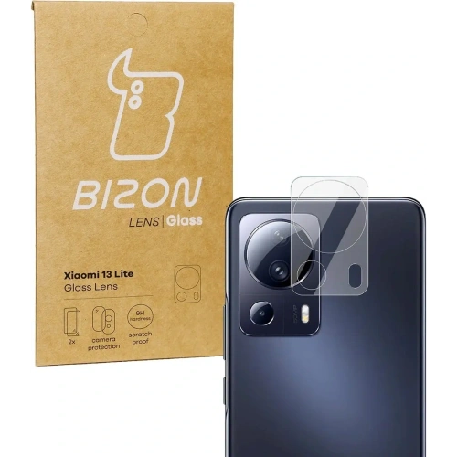 Szkło na aparat Bizon Glass Lens do Xiaomi 13 Lite [2 PACK]