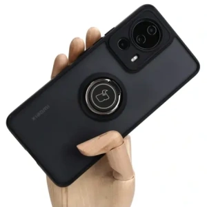 Hurtownia GSM - Etui z uchwytem na palec Bizon Case Hybrid Ring do Xiaomi 13 Lite dýmové s černým rámečkem - BIZ1976 - {ean13} - Hurt