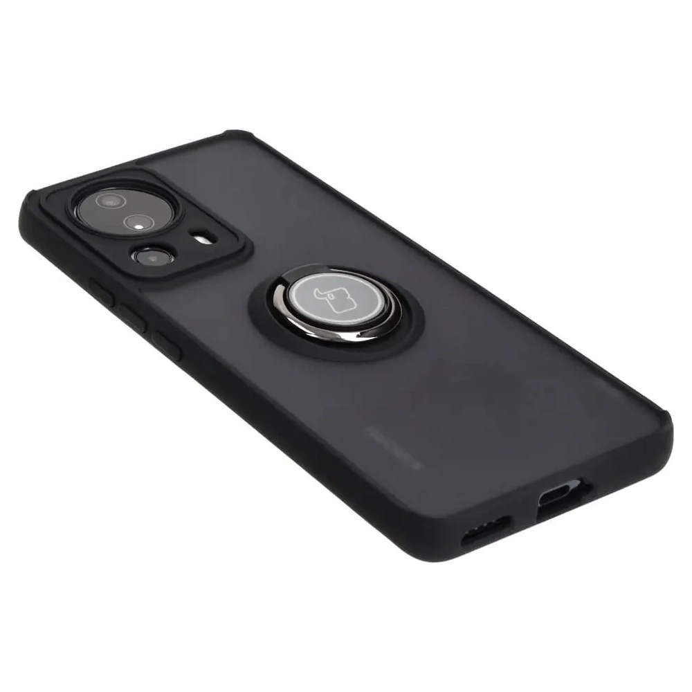 Hurtownia GSM - Bizon Case Hybrid Ring Xiaomi 13 Lite fumuriu cu un cadru negru - BIZ1976 - {ean13} - Hurt