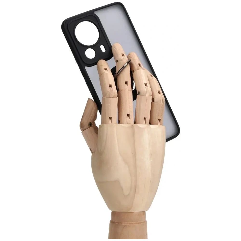 Hurtownia GSM - Etui z uchwytem na palec Bizon Case Hybrid Ring do Xiaomi 13 Lite dýmové s černým rámečkem - BIZ1976 - {ean13} - Hurt