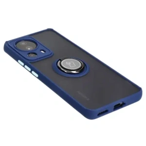 Hurtownia GSM - Etui s úchopem na prst Bizon Case Hybrid Ring pro Xiaomi 13 Lite kouřové s modrým rámečkem - BIZ1977 - {ean13} - Hurt