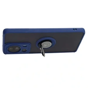 Hurtownia GSM - Etui s úchopem na prst Bizon Case Hybrid Ring pro Xiaomi 13 Lite kouřové s modrým rámečkem - BIZ1977 - {ean13} - Hurt