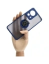 Hurtownia GSM - Bizon Case Hybrid Ring Xiaomi 13 Lite fumurii cu un cadru albastru marin - BIZ1977 - {ean13} - Hurt