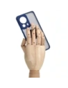 Hurtownia GSM - Bizon Case Hybrid Ring Xiaomi 13 Lite füstös színben, tengerészkék kerettel - BIZ1977 - {ean13} - Hurt
