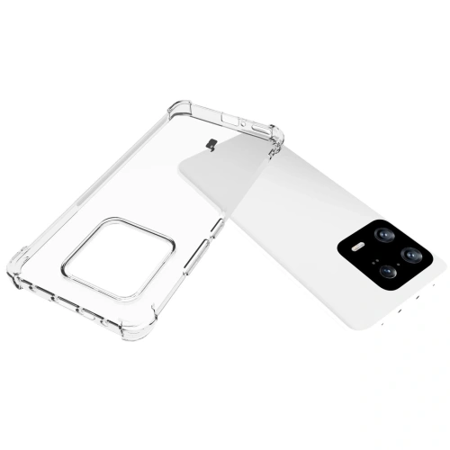 Etui + 2x folia + obiektyw Bizon Case Clear Pack do Xiaomi 13 Pro przezroczyste
