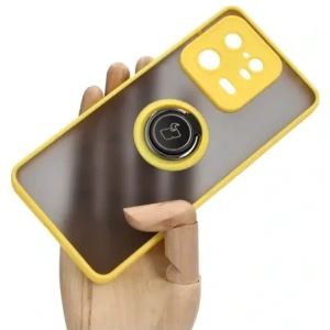 Hurtownia GSM - Bizon Case Hybrid Ring Xiaomi 13 Pro füstös sárga kerettel - BIZ1982 - {ean13} - Hurt
