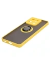 Hurtownia GSM - Bizon Case Hybrid Ring Xiaomi 13 Pro fumuriu cu un cadru galben - BIZ1982 - {ean13} - Hurt