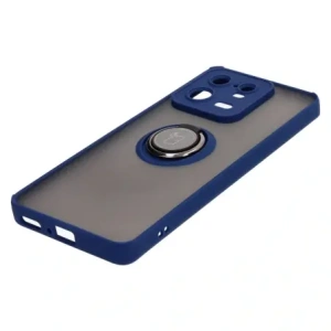 Hurtownia GSM - Bizon Case Hybrid Ring Xiaomi 13 Pro fumuriu cu un cadru albastru închis - BIZ1983 - {ean13} - Hurt
