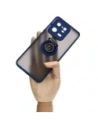 Hurtownia GSM - Bizon Case Hybrid Ring Xiaomi 13 Pro fumuriu cu un cadru albastru închis - BIZ1983 - {ean13} - Hurt