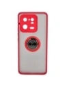 Hurtownia GSM - Bizon Case Hybrid Ring Xiaomi 13 Pro fumuriu cu un cadru roșu - BIZ1984 - {ean13} - Hurt