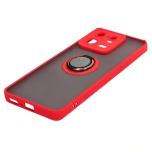 Hurtownia GSM - Bizon Case Hybrid Ring Xiaomi 13 Pro fumuriu cu un cadru roșu - BIZ1984 - {ean13} - Hurt