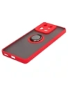 Hurtownia GSM - Bizon Case Hybrid Ring Xiaomi 13 Pro fumuriu cu un cadru roșu - BIZ1984 - {ean13} - Hurt